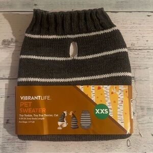 Vibrant Life Pet Sweater NWT XXS